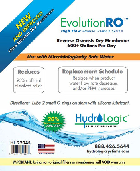 Evolution-RO™ Customized Reverse Osmosis Water Filter